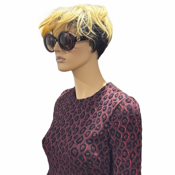 GUCCI GG0319S 002 Havana Round Sunglasses with Brown Lenses - Picture 14 of 14